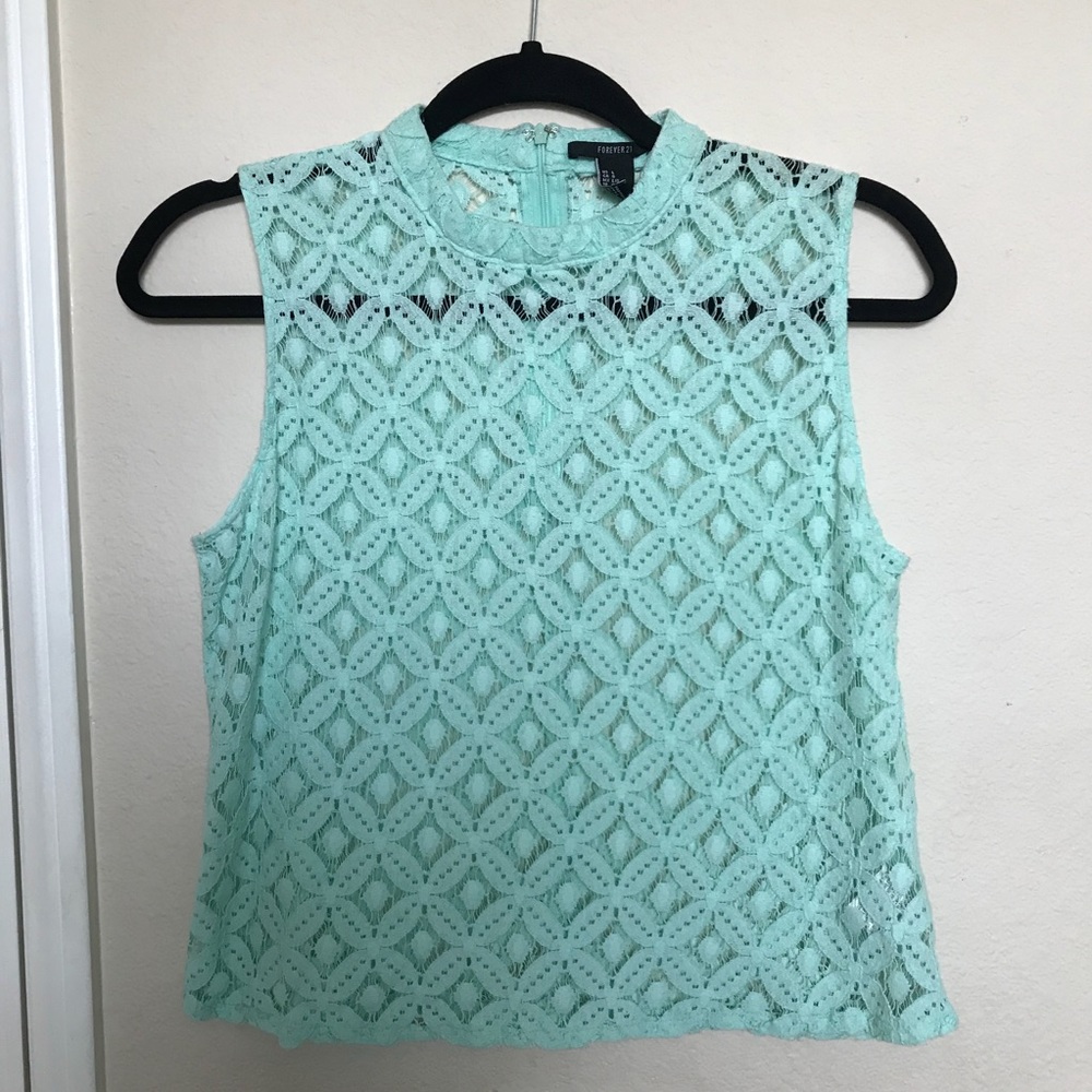 Crochet/mesh style top